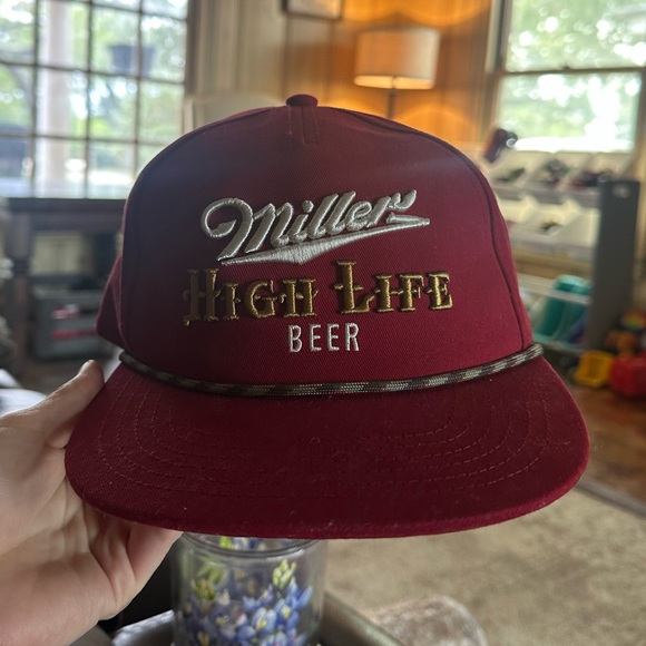 Mens Miller High Life Beer American Needle Trucker Cap Hat - Picture 3 of 3